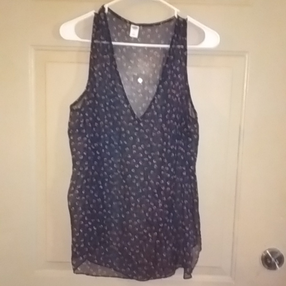 Old Navy sheer tank sz lg